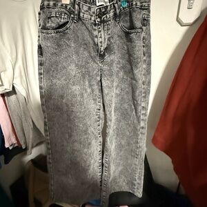 Classic Gray Straight Leg Women's Jeans